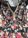 FVD Black Floral Alia Cut Kurti With Bottom Dupatta Catalog